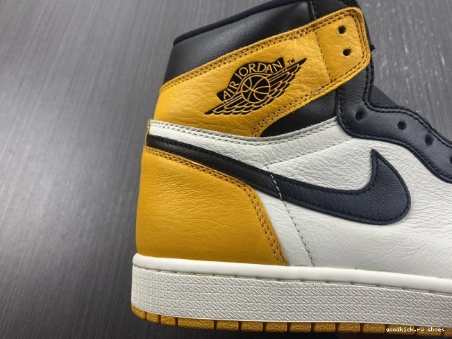 Cheap Air Yellow High 1 Toe OG Jordan 555088-711 0704